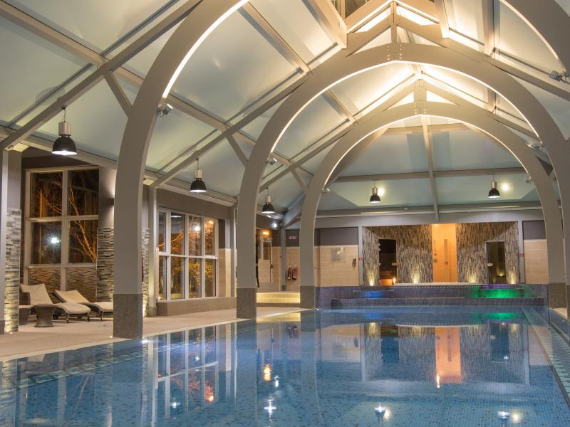 Leisure Club with swimming pool and jacuzzi at the Whitford House Hotel